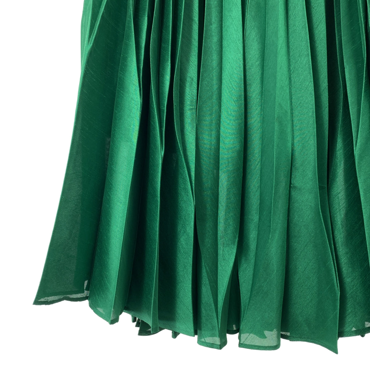 UN3D / 앤슬리드 | ORIGAMI PLEATS PT / 오리가미 플리츠 와이드 팬츠 | 36 | 그린 | 여성