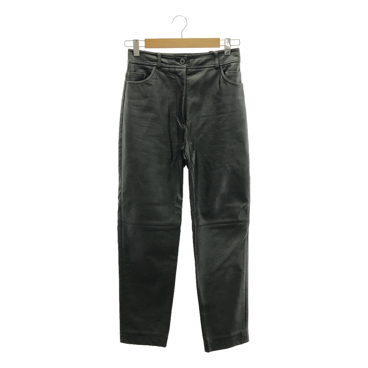 STELLA McCARTNEY / ステラマッカートニー | Hailey フェイクレザー パンツ | S | ブラック | レディース