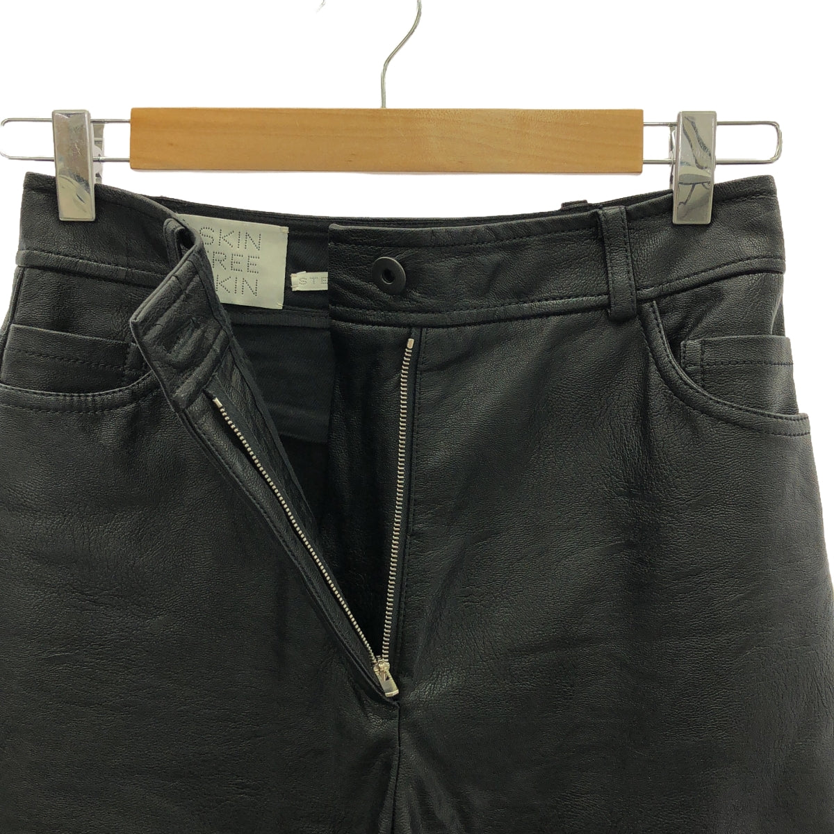 STELLA McCARTNEY / ステラマッカートニー | Hailey フェイクレザー パンツ | S | ブラック | レディース