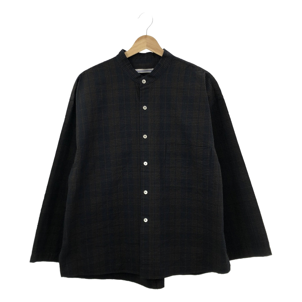 Cristaseya / クリスタセヤ | 2020SS | SEERSUCKER PAJAMA SHIRT シアサッカー チェック パジャマシャツ  | L | メンズ