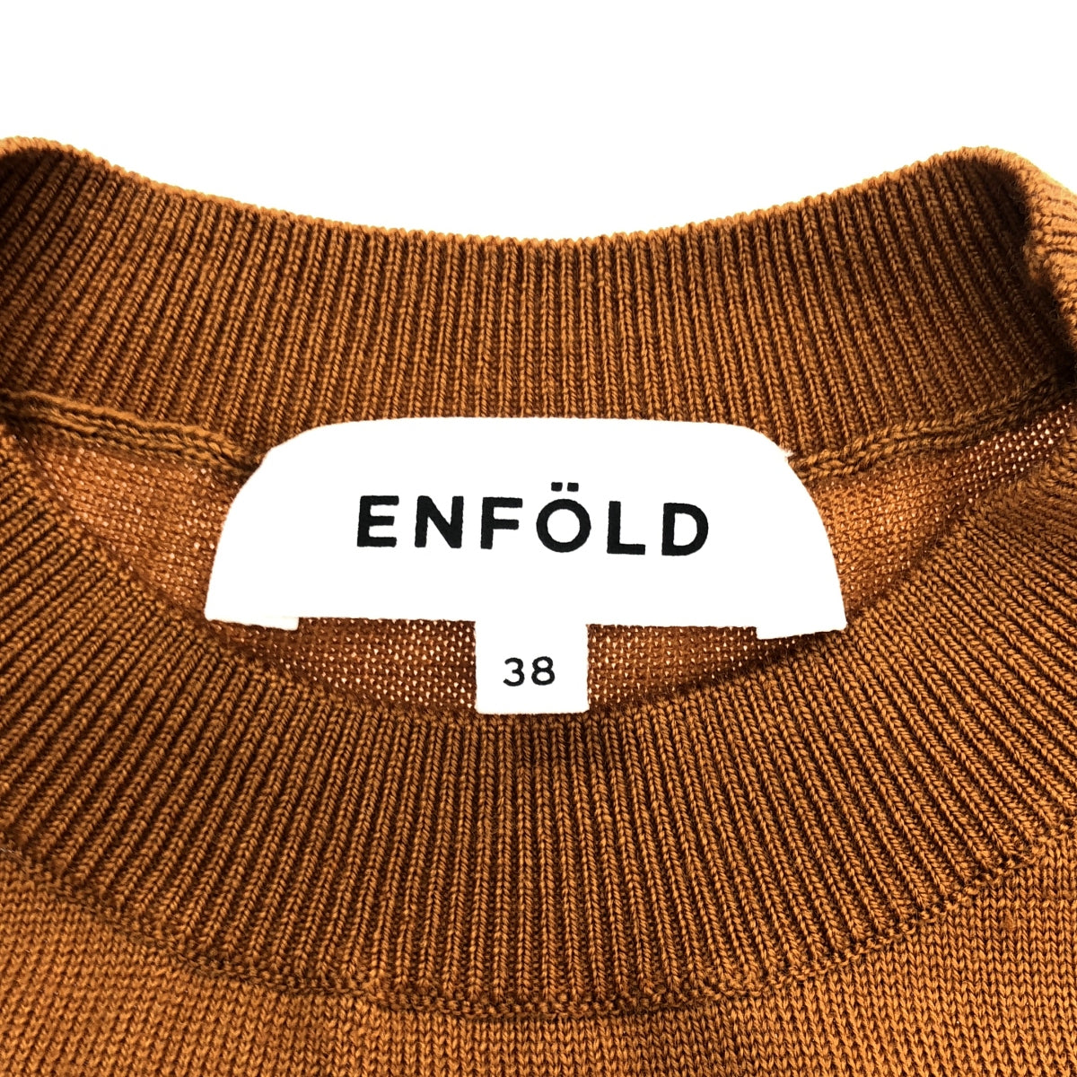 ENFOLD | 開衩落肩針織毛衣 | 38 | 女款
