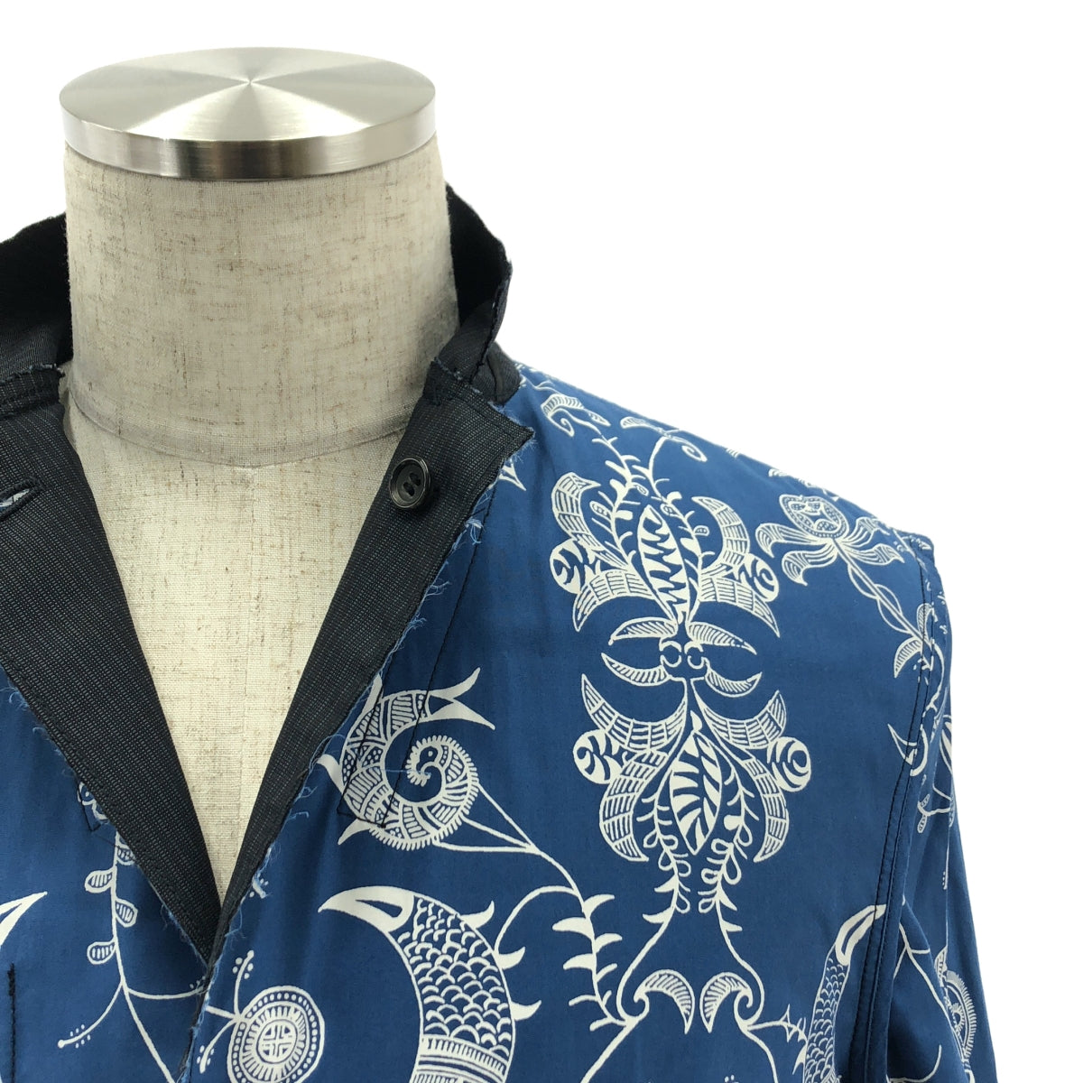 JUNYA WATANABE MAN / ジュンヤワタナベマン | 2022SS | シルク混 リバーシブル 柄 ジャケット | XS | メンズ