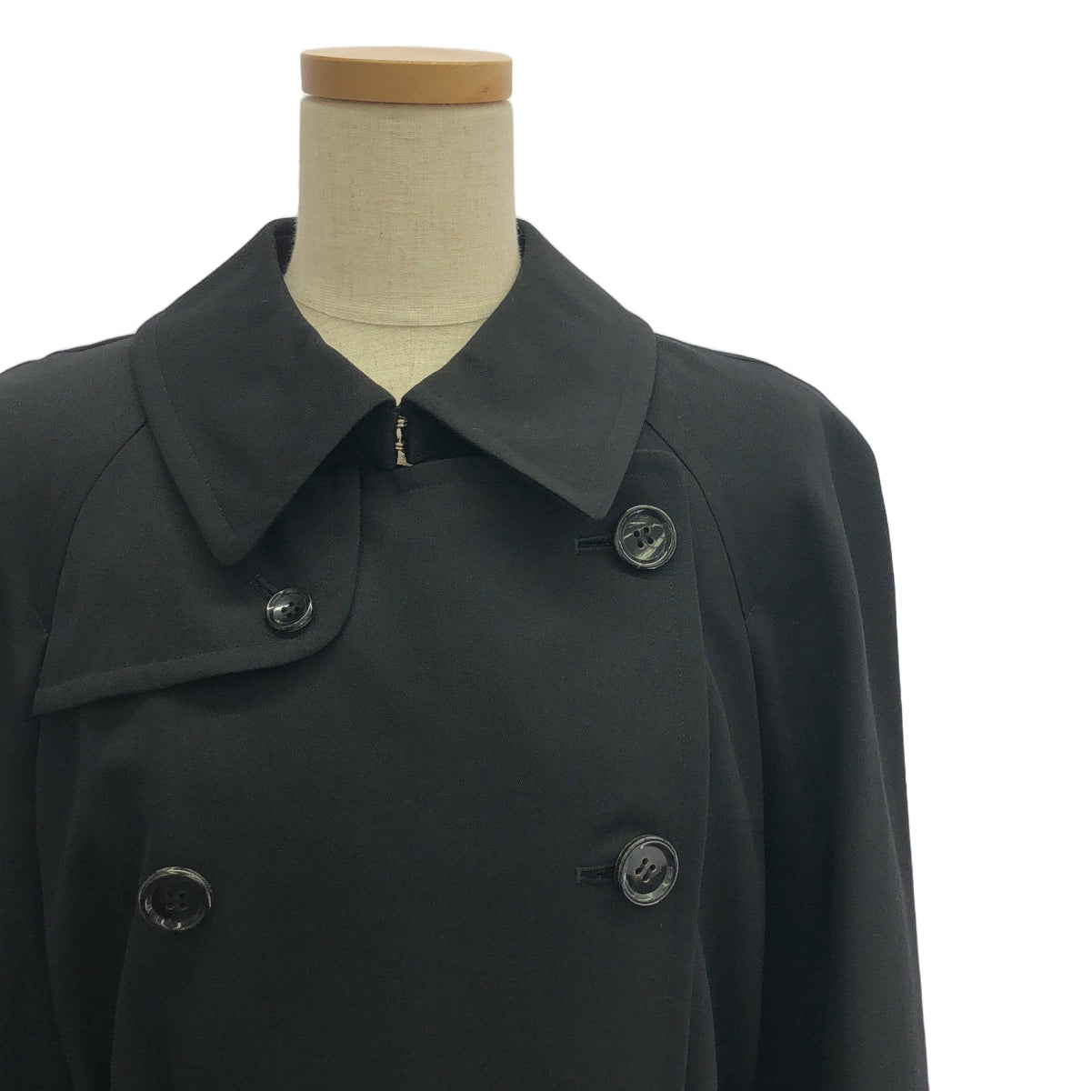 COMME des GARCONS COMME des GARCONS / コムコム | ベルテッド トレンチ ロングコート | M | ブラック | レディース