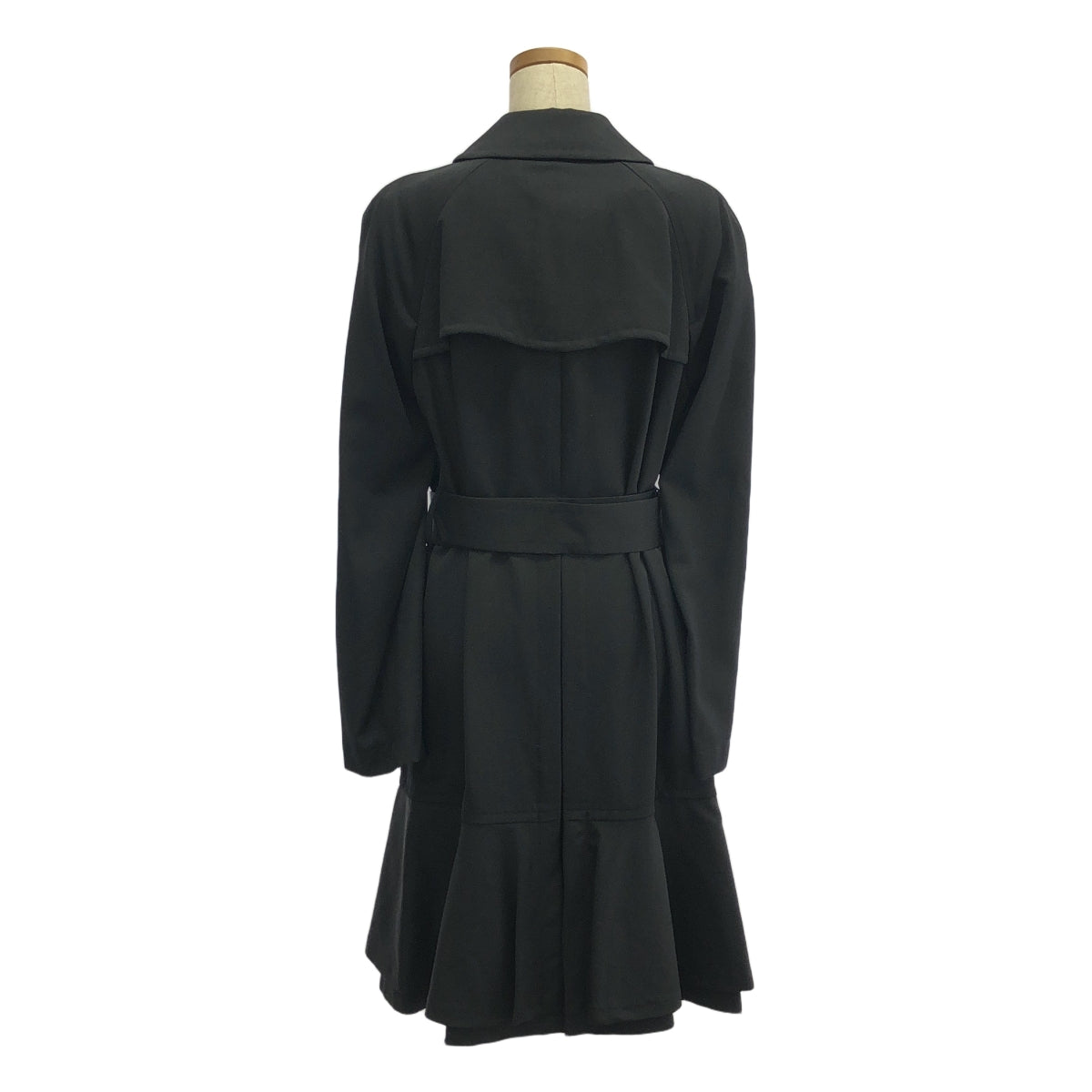 COMME des GARCONS COMME des GARCONS / コムコム | ベルテッド トレンチ ロングコート | M | ブラック | レディース