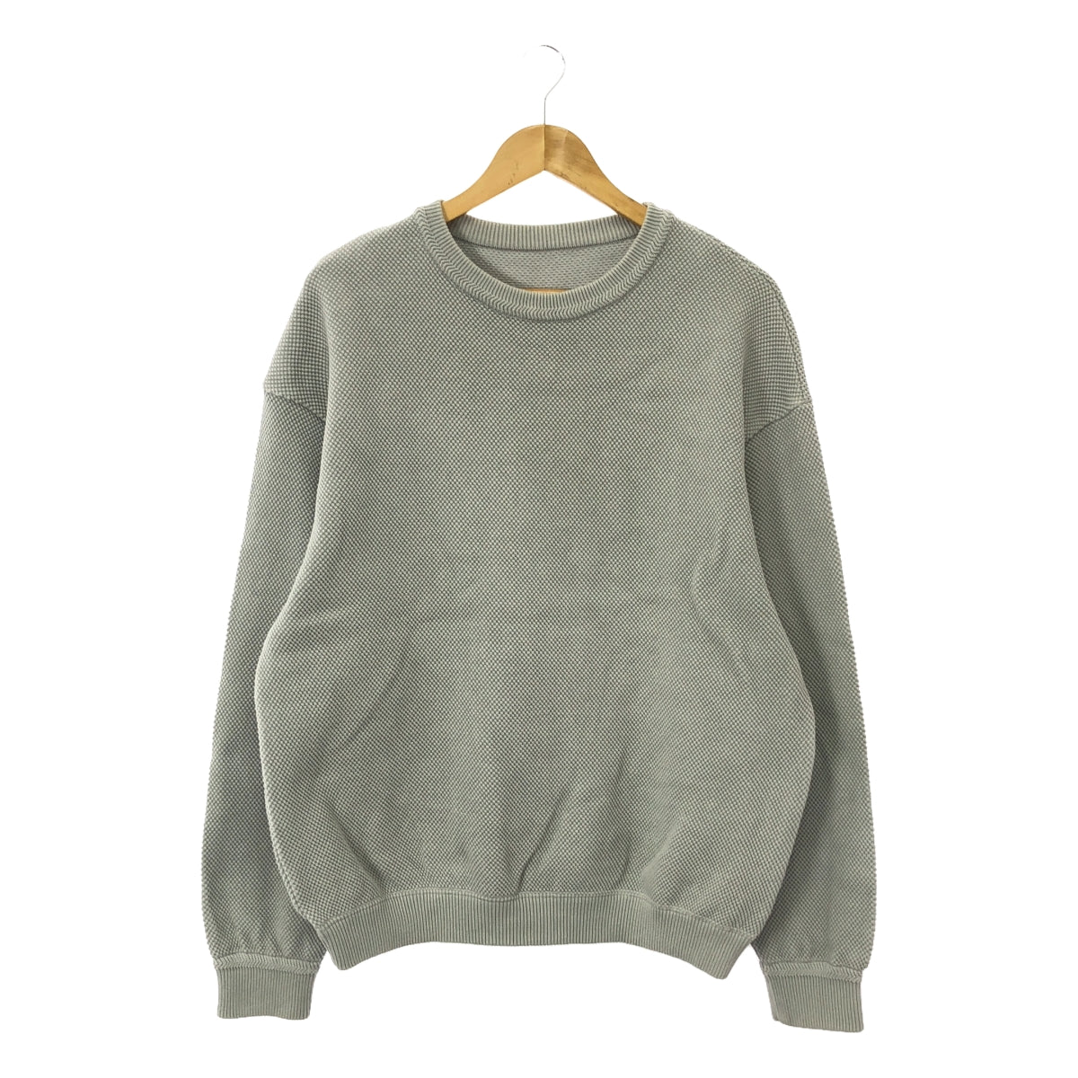 Crepuscule / クレプスキュール | MOSS STITCH L/S SWEAT 鹿の子編み クルーネックスウェット | 2 | – KLD