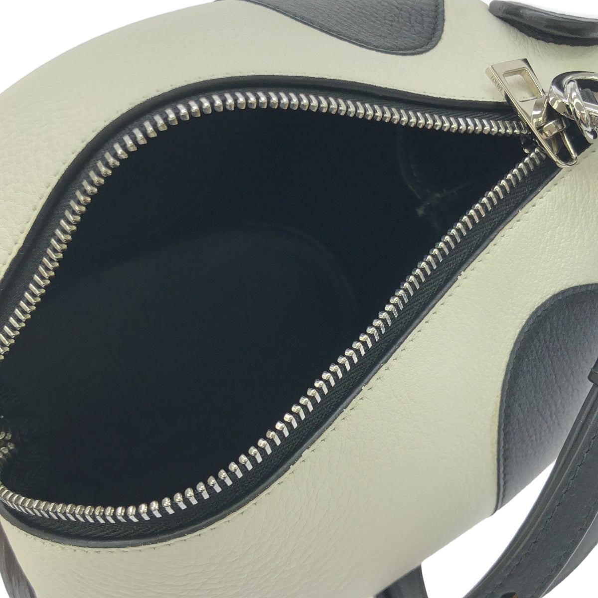 LOEWE / 로에베 | PANDA MINI BAG / 팬더 가죽 크로스 바디 백 | 블랙/화이트 | 여성