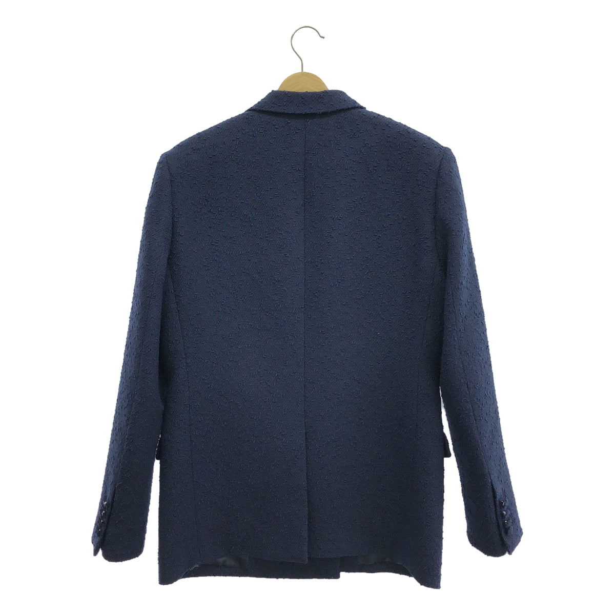 【미품】 Dior homme / 디올 옴므 | Wool and Cotton Blend Tweed Jacket / 트위드 재킷 / 로고 총 안감 | 46 | 네이비 | 남성