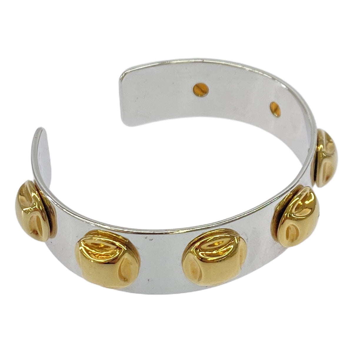 CELINE / セリーヌ | スタッズ バングル | シルバー / ゴールド | レディース