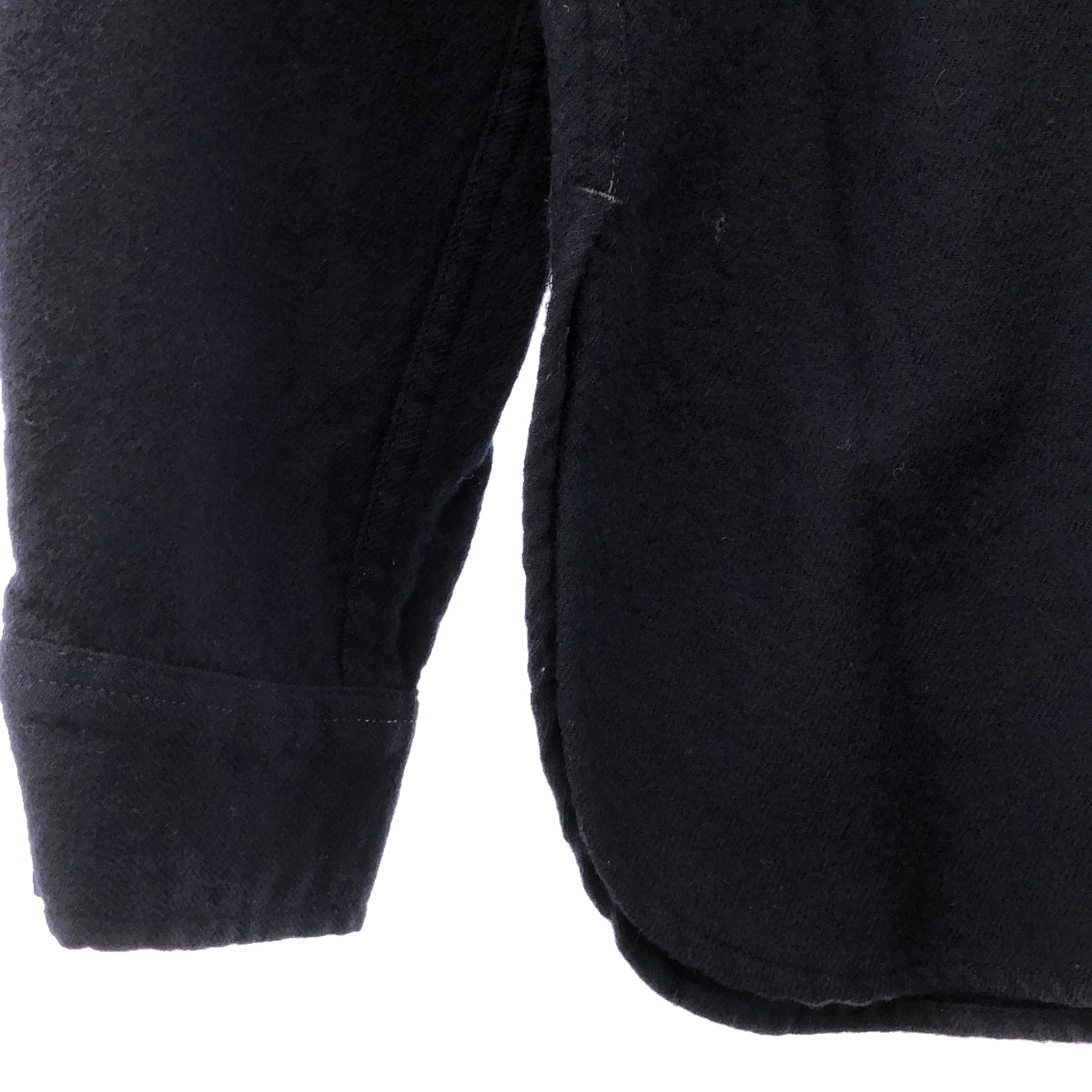 復古 / 復古服裝 |估計 60 年代 USNAVY 美國軍用羊毛法蘭絨 CPO 襯衫 |海軍 |男士