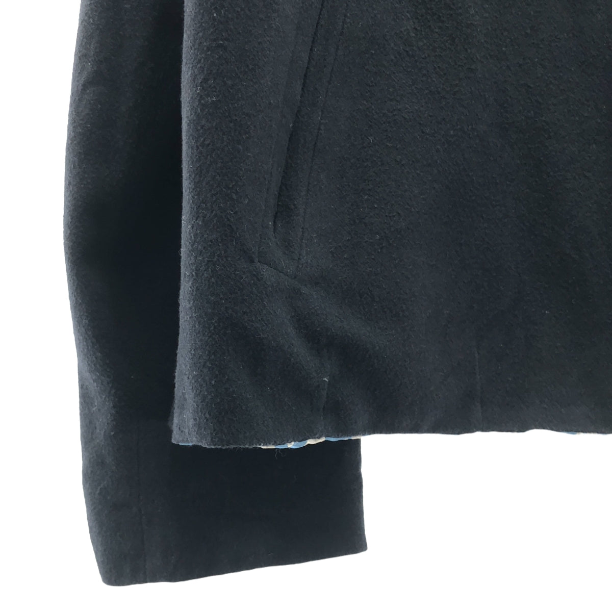 GEOFFREY B.SMALL / 제프리 B스몰 | wool blouson / 울 노 컬러 블루존 재킷 / 총 무늬 안감 |
