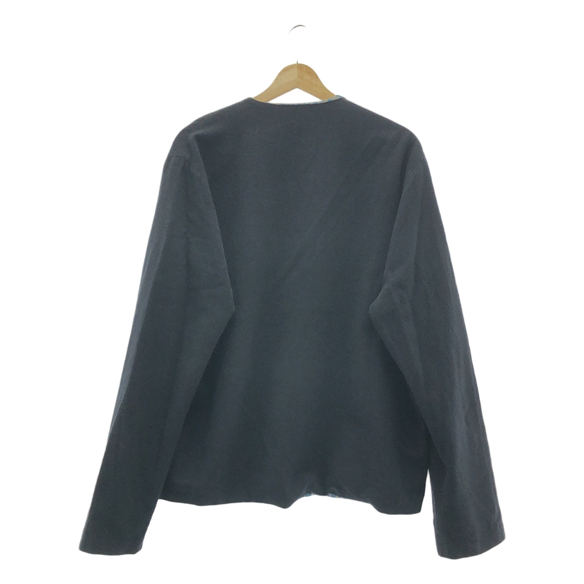 GEOFFREY B.SMALL / 제프리 B스몰 | wool blouson / 울 노 컬러 블루존 재킷 / 총 무늬 안감 |