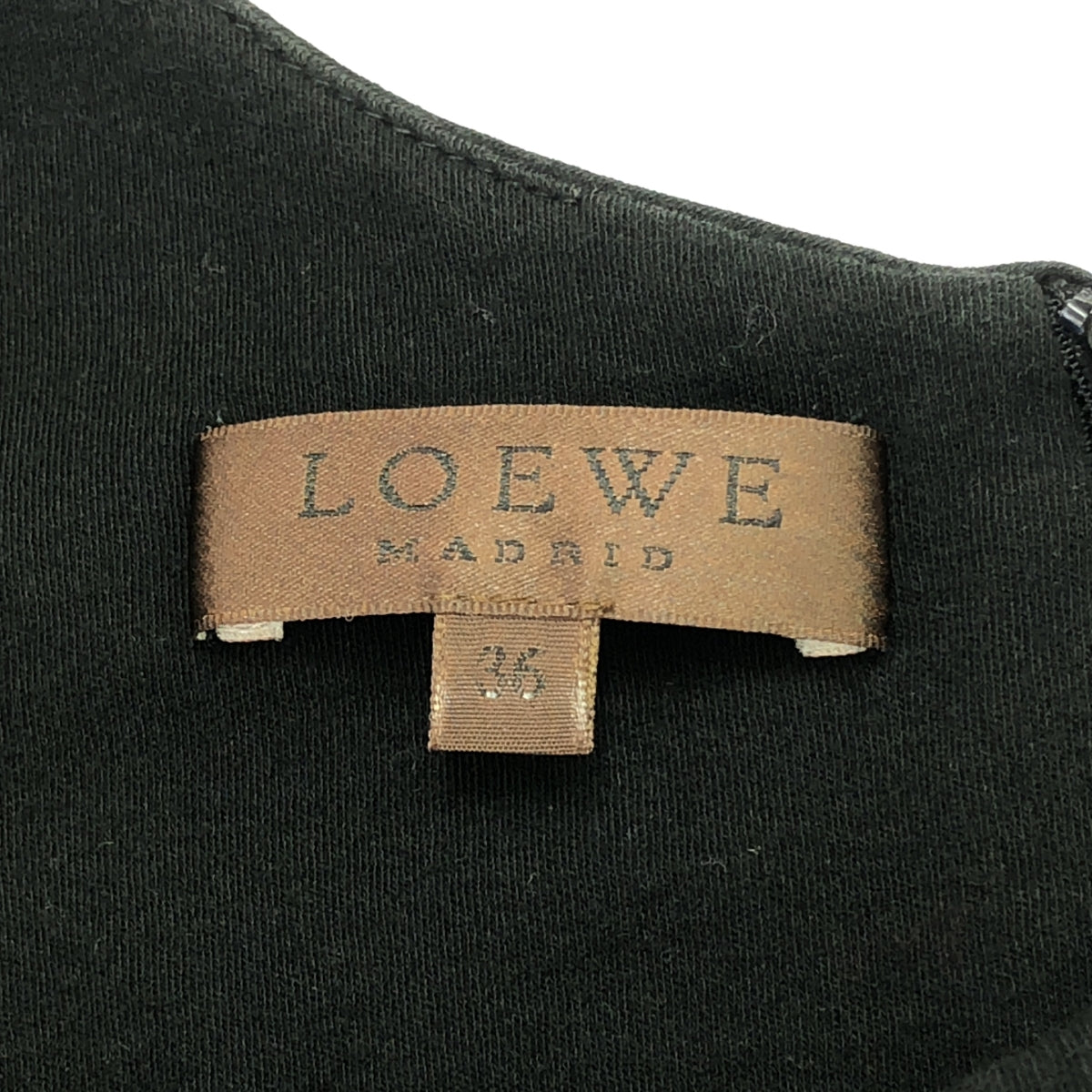 LOEWE | Sleeveless tucked waist dress | 36 | Women's