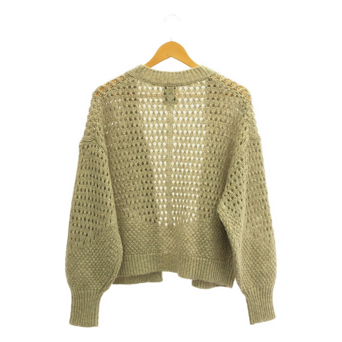 Cloth & Cross / Cross & Cross | Openwork Lamé Loose Cardigan | F | Women's