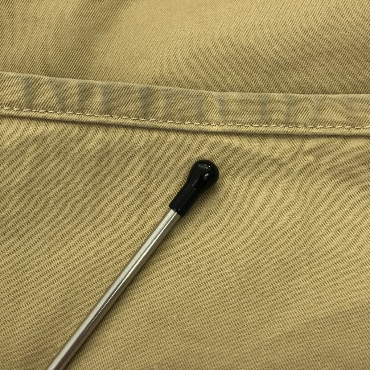 AURALEE | WASHED FINX LIGHT CHINO TUCK WIDE PANTS | 1 | Women's