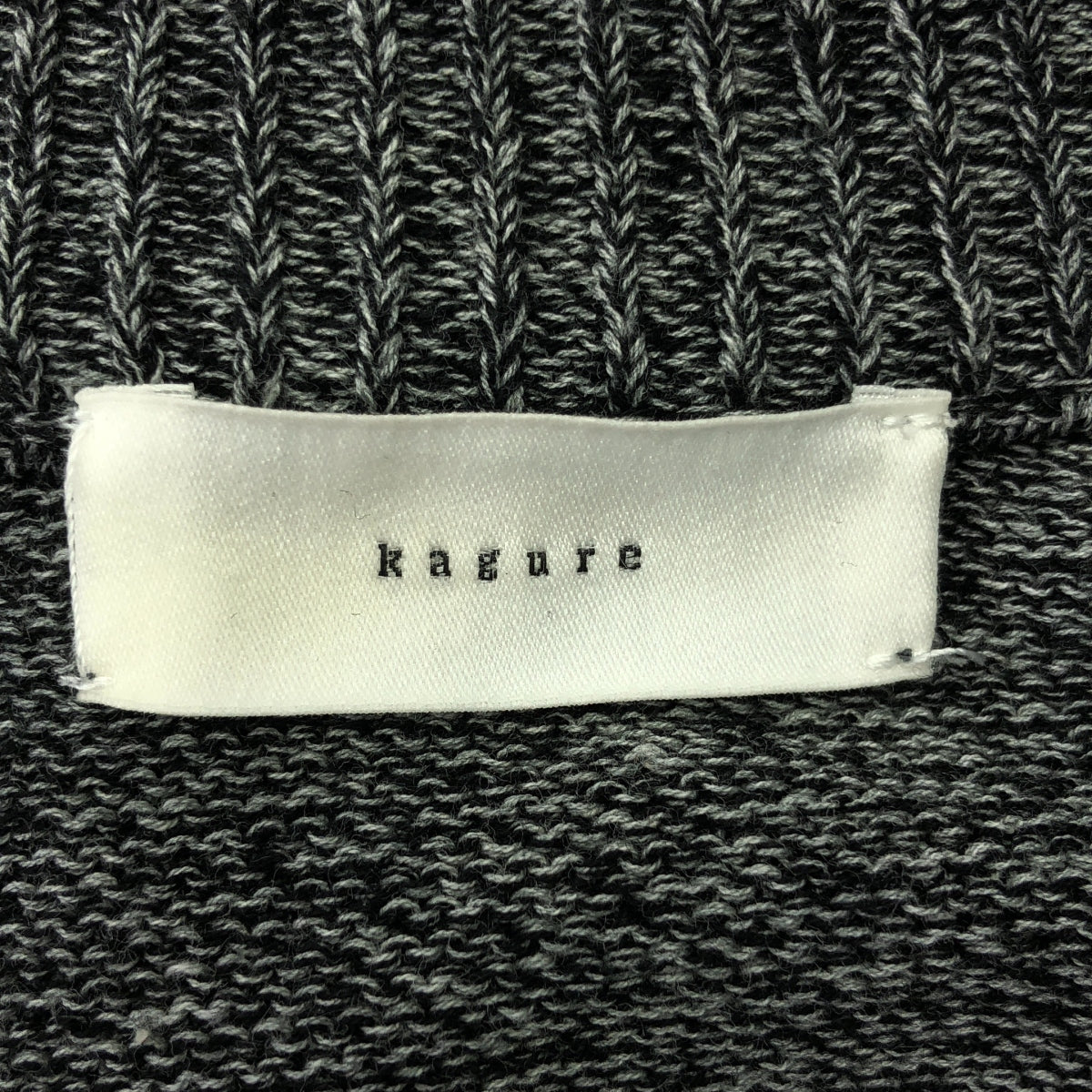 kagure / かぐれ | ドライコットン ノースリーブ ニット カーディガン | F | グレー | レディース