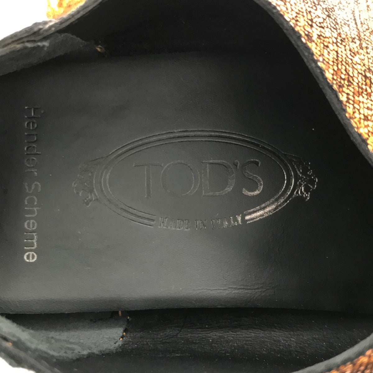 TOD'S / 토즈 | × hender scheme 레이스 업 곤미니 플랫 슈즈 | 35 1/2 | 여성