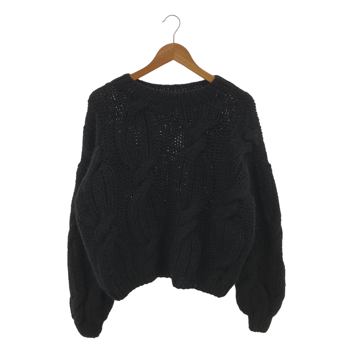 MIRSTORES / 미어 스토어 | ONION SWEATER / 양파 케이블 니트 풀오버 | XS | 여성