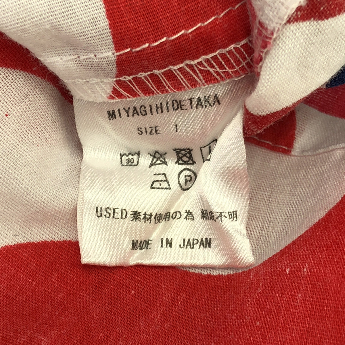 MIYAGIHIDETAKA / 미야기히데타카 | 2022SS | NATIVE SHORT SLEEVE SHIRT 네이티브 셔츠 성조기 | 1 | 멀티 컬러 | 남성