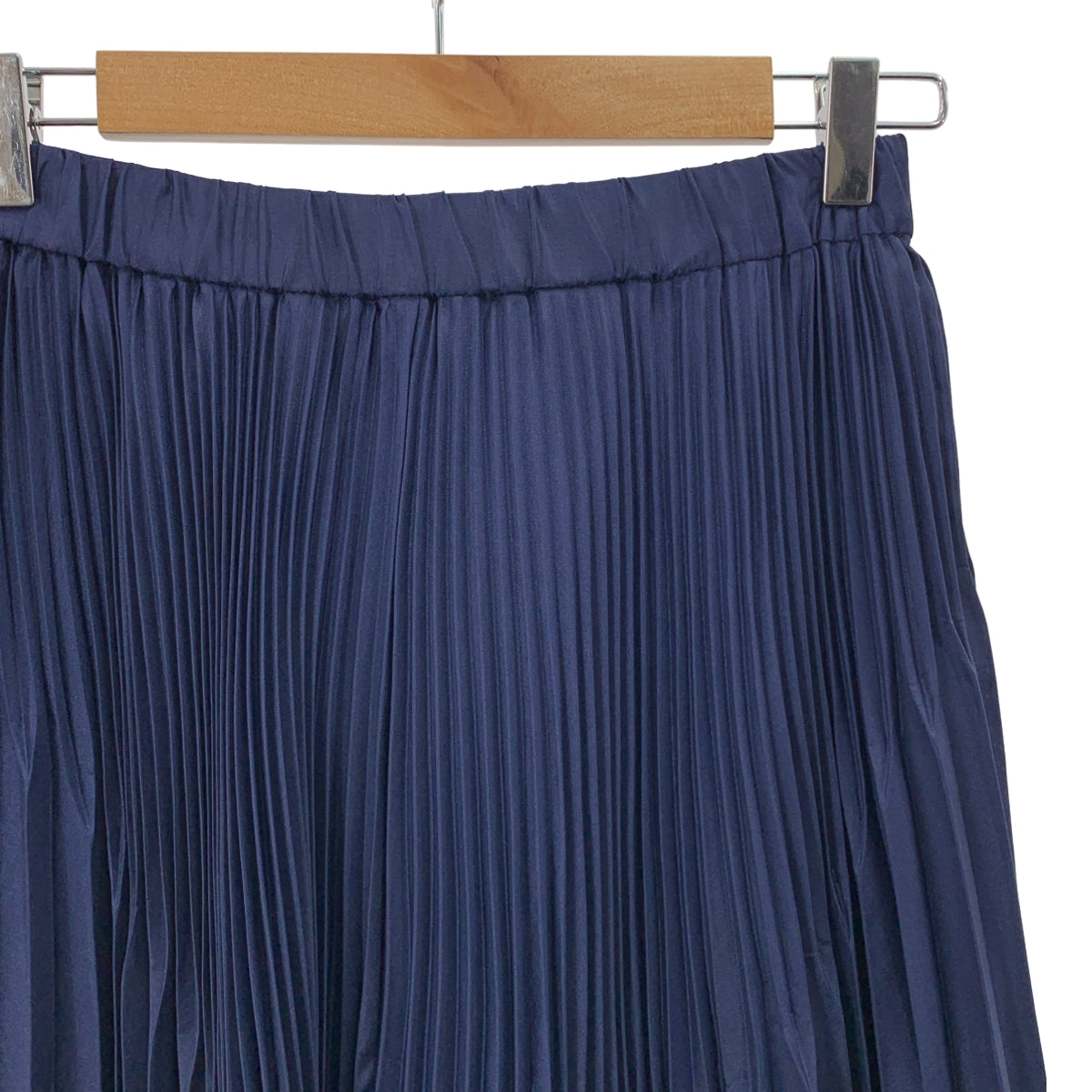 【미품】 UN3D / 앤슬리드 | ORIGAMI PLEATS PT / 오리가미 플리츠 와이드 팬츠 | 36 | 네이비 | 여성