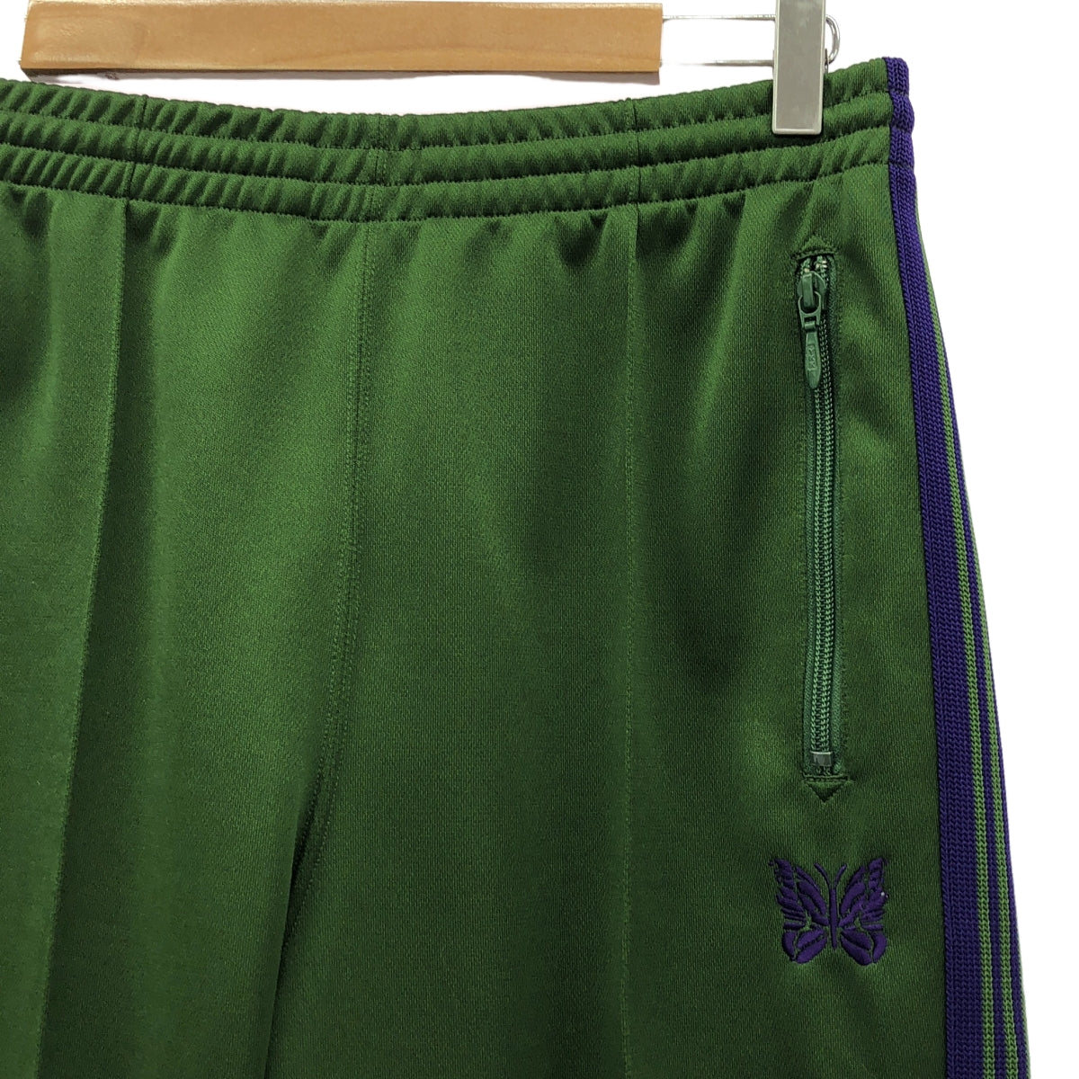 Needles / 니들스 | 2023AW | Boot-Cut Track Pant Poly Smooth 부츠 컷 트랙 팬츠 폴리스무스 | S | 남성