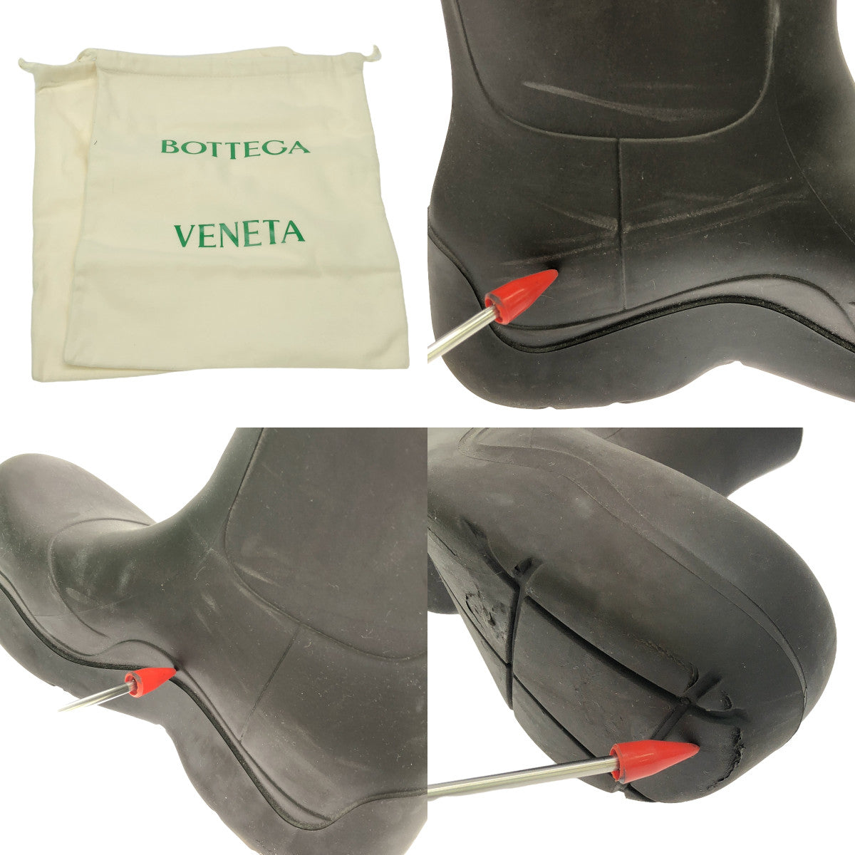 BOTTEGA VENETA / ボッテガヴェネタ | パドル アンクルブーツ | 37 | フォンデンテ | レディース