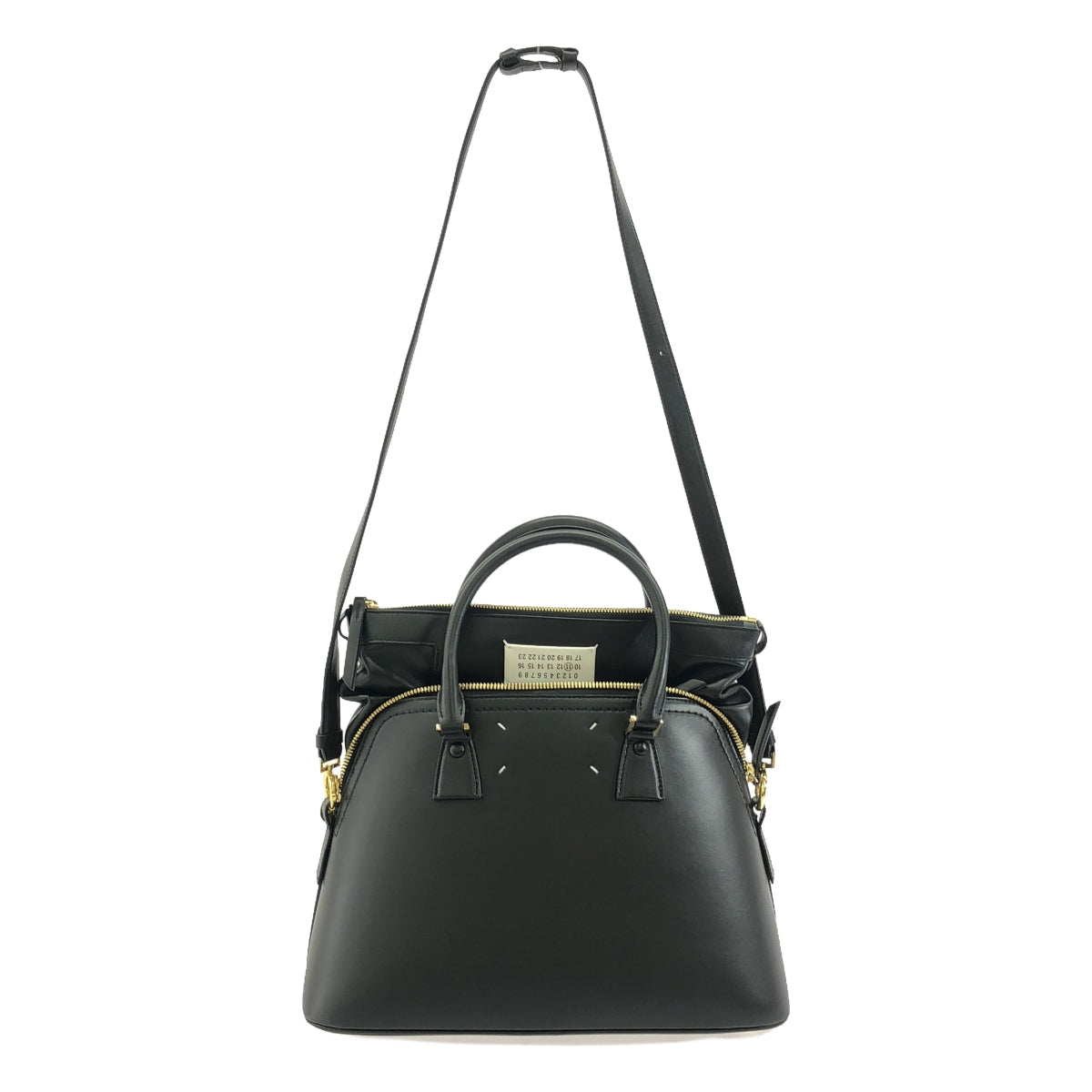【美品】 Maison Margiela / メゾンマルジェラ | 5AC Medium Bag ミディアム ショルダーバッグ | ブラック | レディース