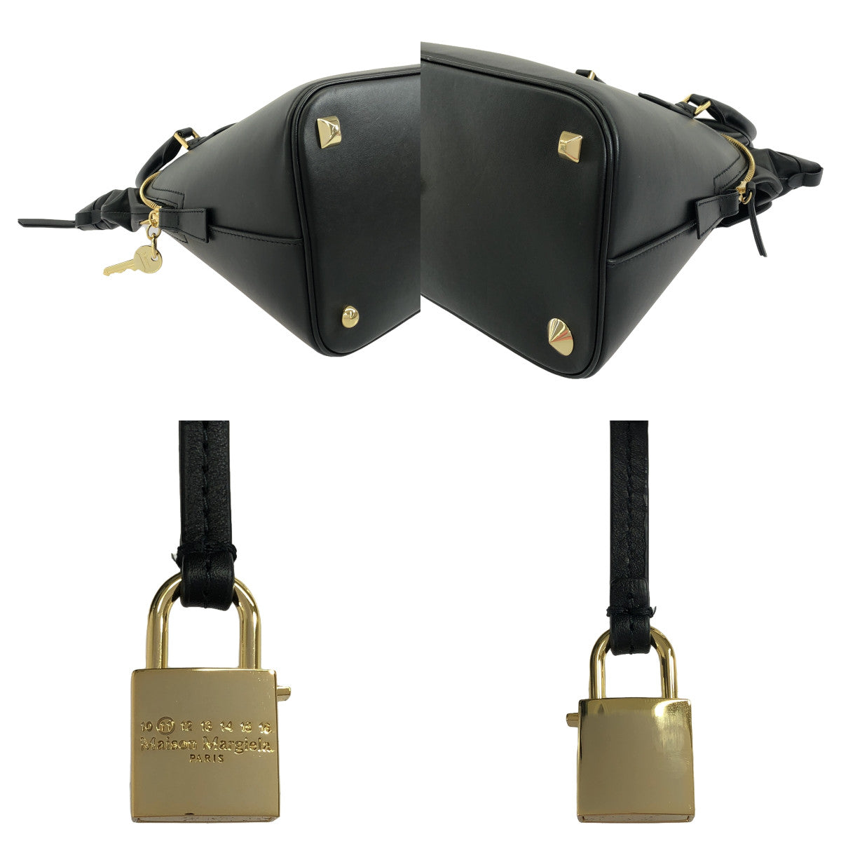 【美品】 Maison Margiela / メゾンマルジェラ | 5AC Medium Bag ミディアム ショルダーバッグ | ブラック | レディース