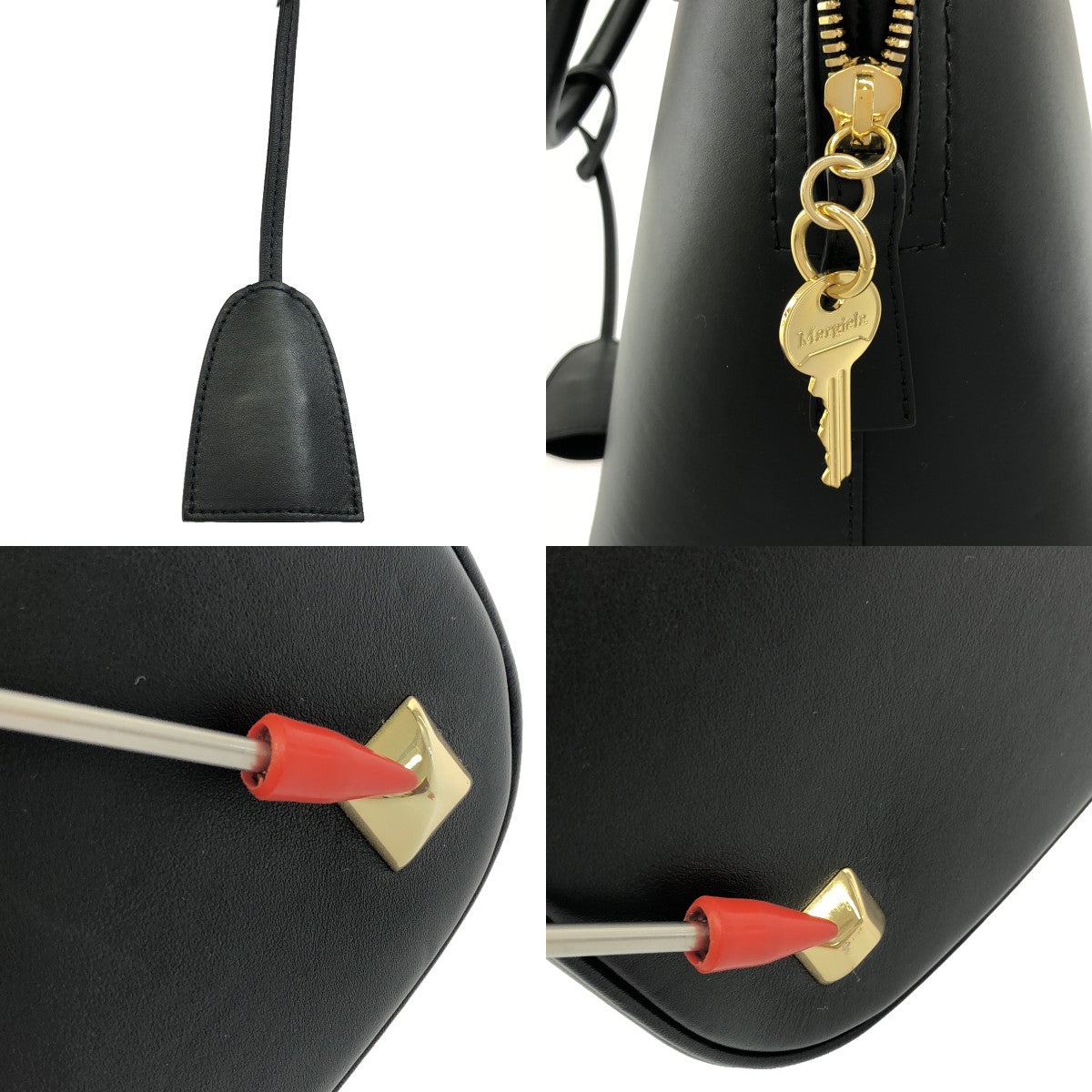 【美品】 Maison Margiela / メゾンマルジェラ | 5AC Medium Bag ミディアム ショルダーバッグ | ブラック | レディース