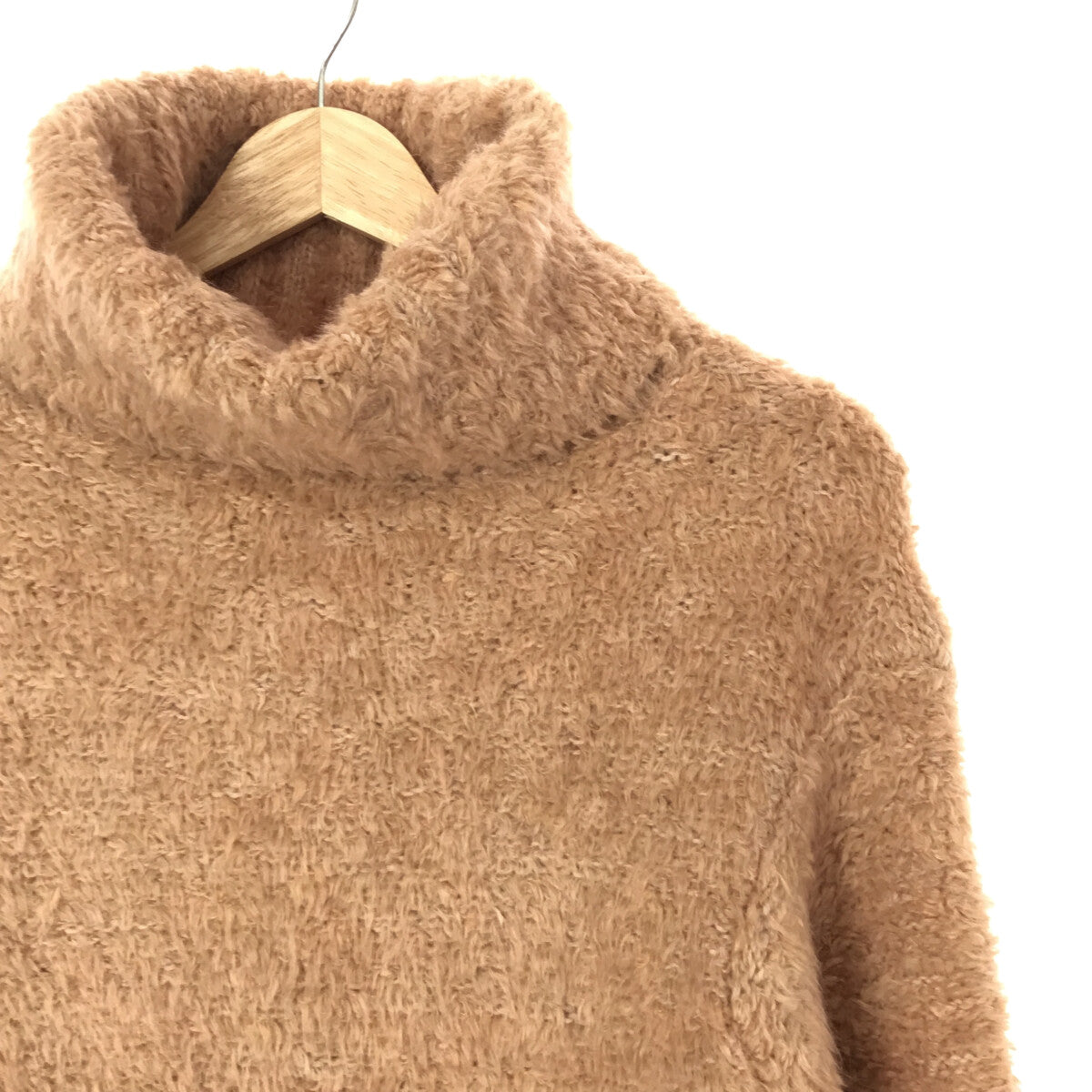 艾琳 / 艾琳 |泰迪高領羊毛混紡泰迪高領針織 | 0 |粉紅色 |女性的