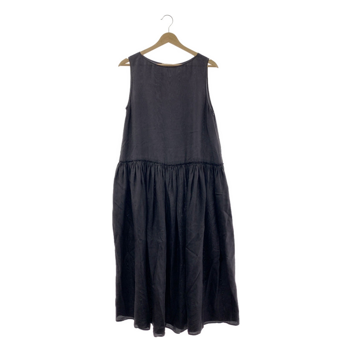 GALERIE VIE / 갤리비 | 2024AW | 실크 허브타에 웨스트 개더 원피스 | F |