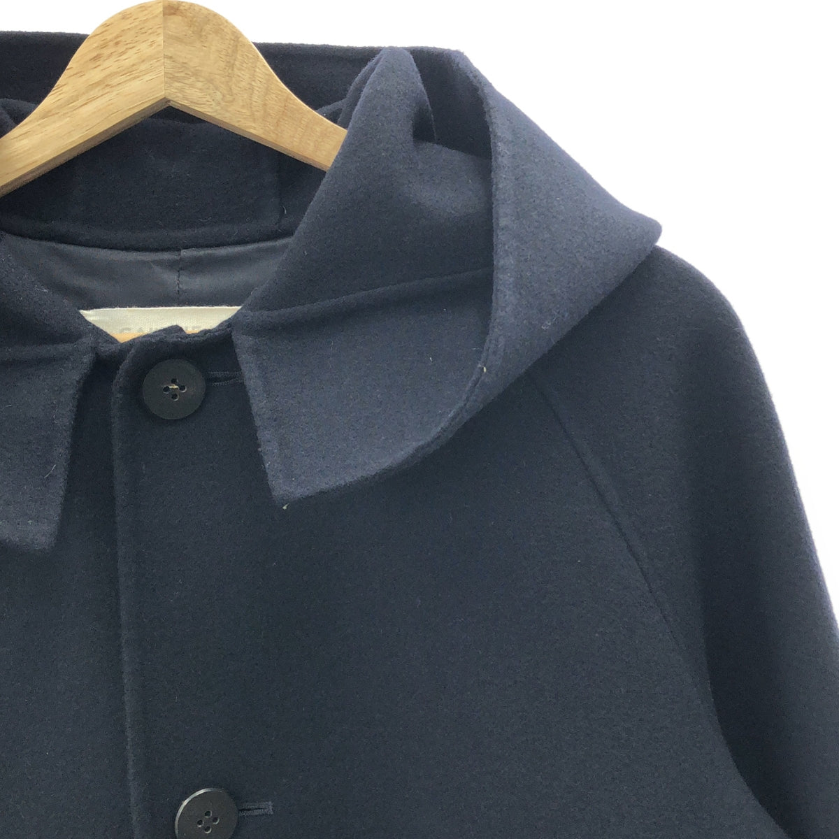 GALERIE VIE | 羊毛羊絨輕盈麥爾登呢連帽大衣 | 36 | 女款