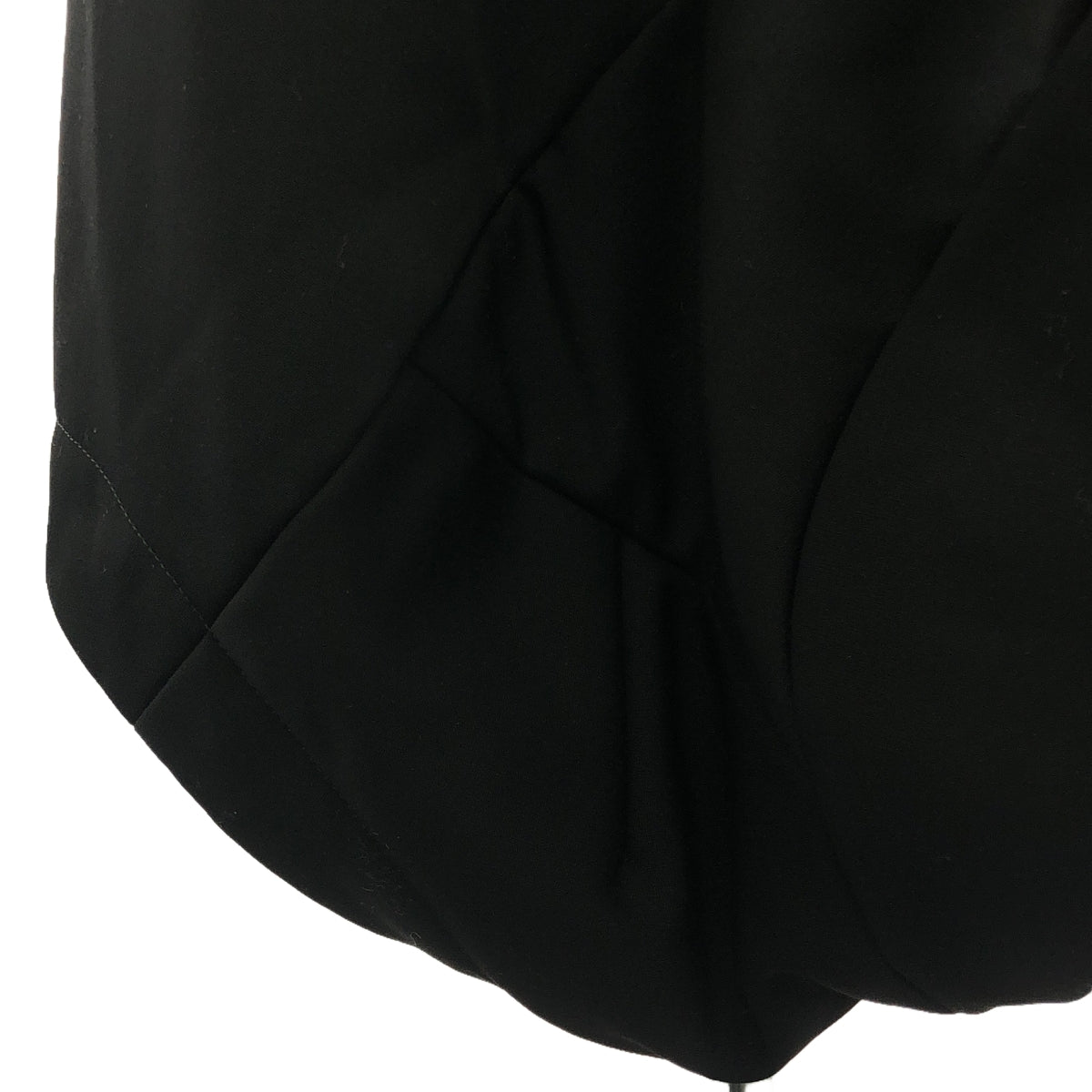 【美品】  COMME des GARCONS / コムデギャルソン | 2017AW | 変形 立体 断ち切り オーバー ドレス ワンピース | S | ブラック | レディース