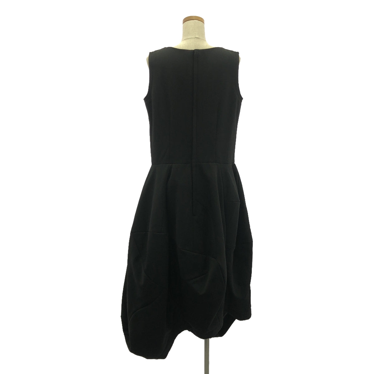 【美品】  COMME des GARCONS / コムデギャルソン | 2017AW | 変形 立体 断ち切り オーバー ドレス ワンピース | S | ブラック | レディース
