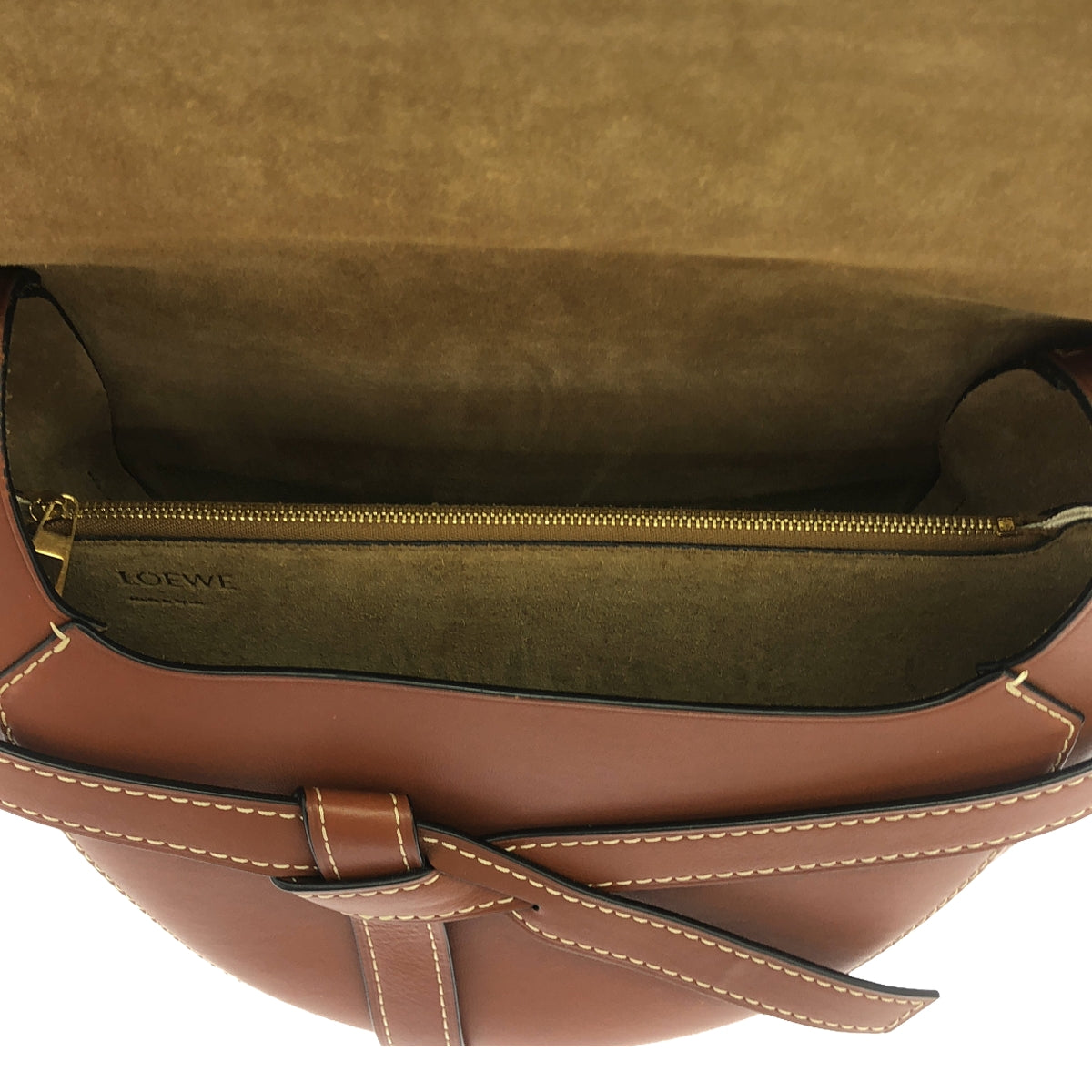 LOEWE / ロエベ | GATE BAG ゲート ショルダーバッグ | ブラウン | レディース