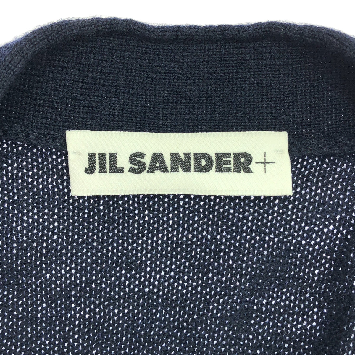 JIL SANDER+ / ジルサンダープラス | ウールニット ロング カーディガン | 34 | ネイビー | レディース