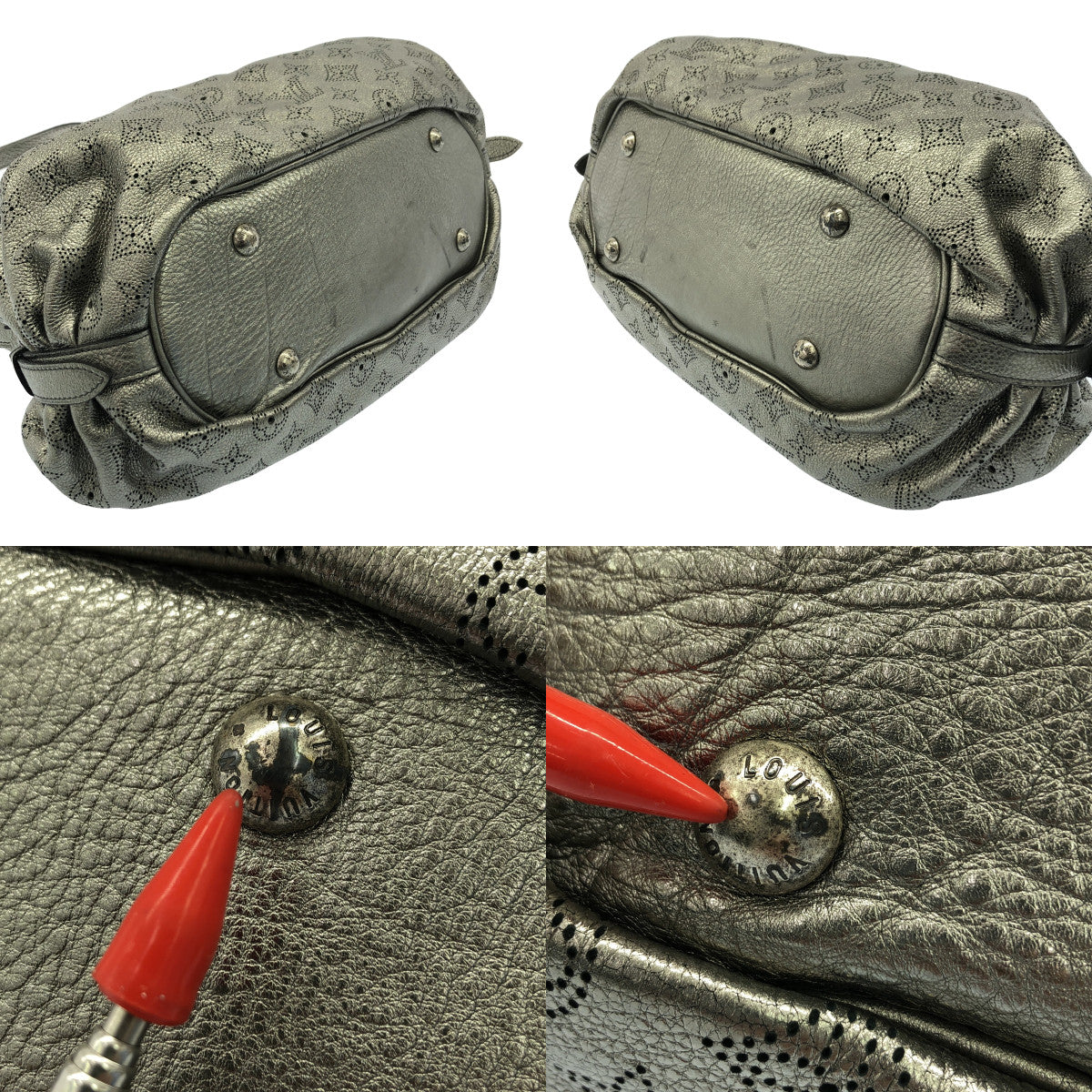 Louis Vuitton / Louis Vuitton | Mahina Shoulder Bag M95718 | XS | Silver | Women's