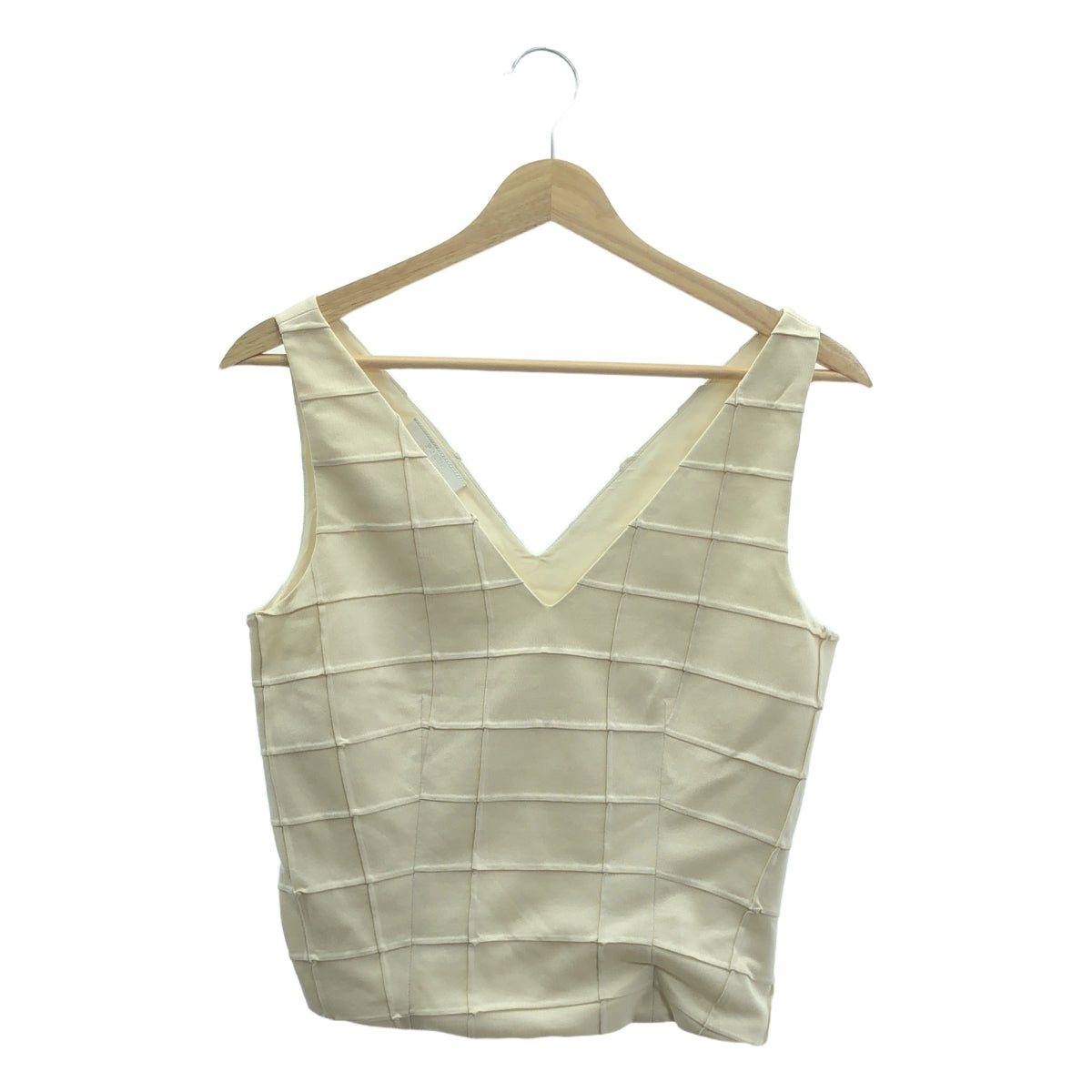 PRADA | Silk Sleeveless V-neck Top | S | Women's