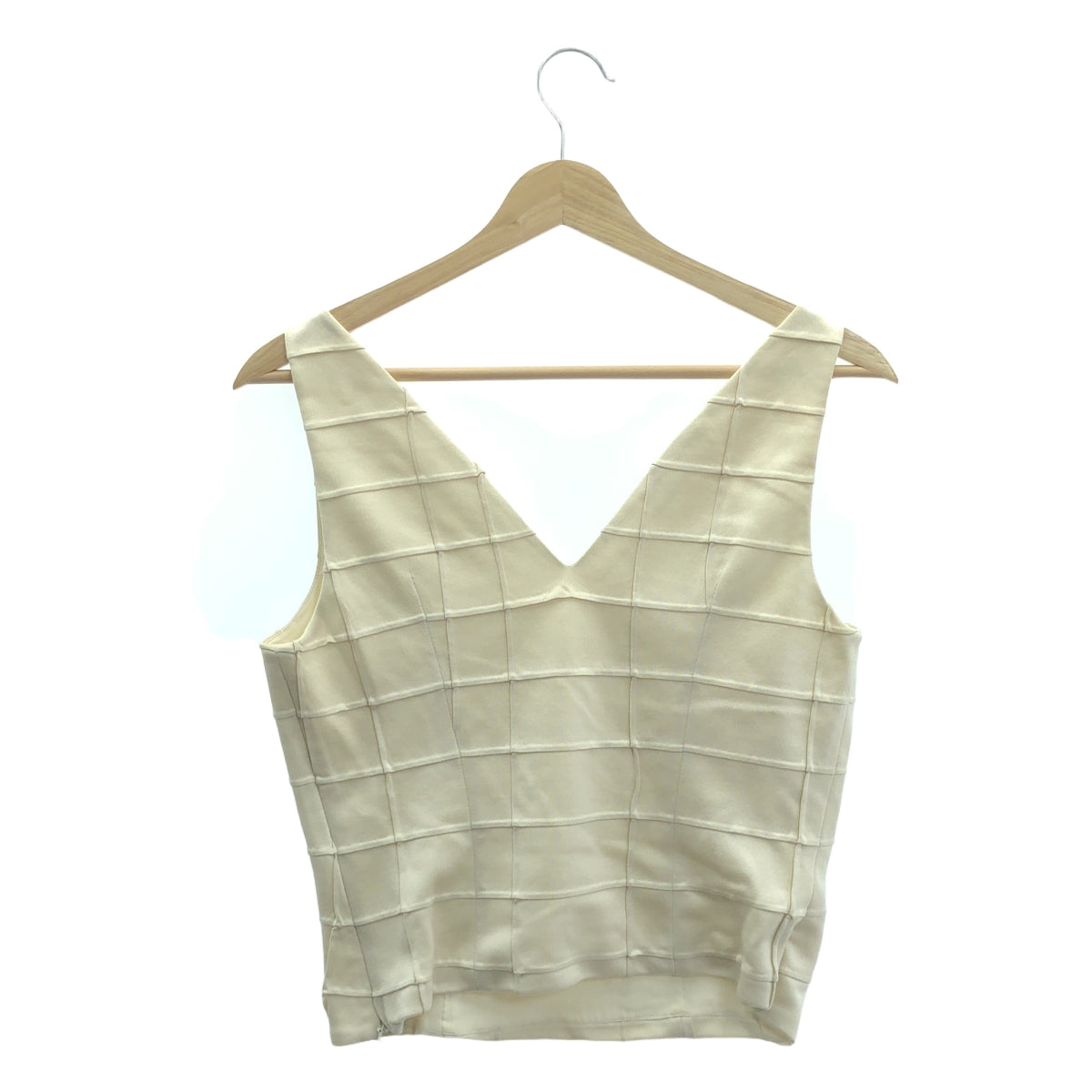 PRADA | Silk Sleeveless V-neck Top | S | Women's