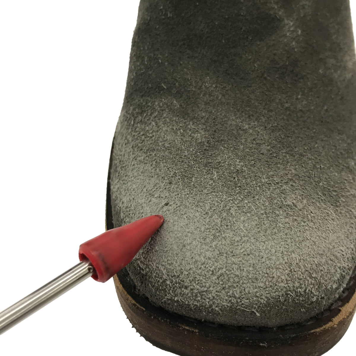 UNDER COVER | Suede Leather Western Boots | xx-small (23-23.5) | c.gray | Women's