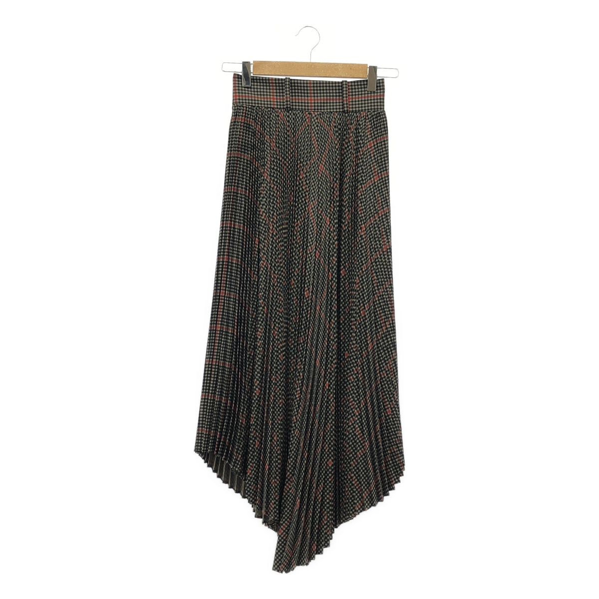 HYKE | 2021AW | PLAID PLEATED SKIRT | 1 | Women's