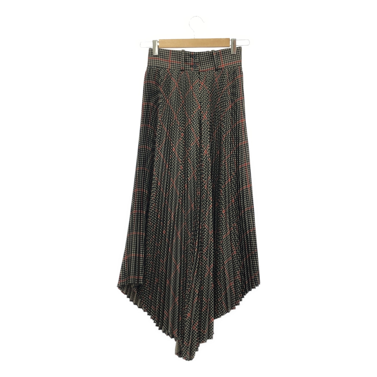 HYKE | 2021AW | PLAID PLEATED SKIRT | 1 | Women's