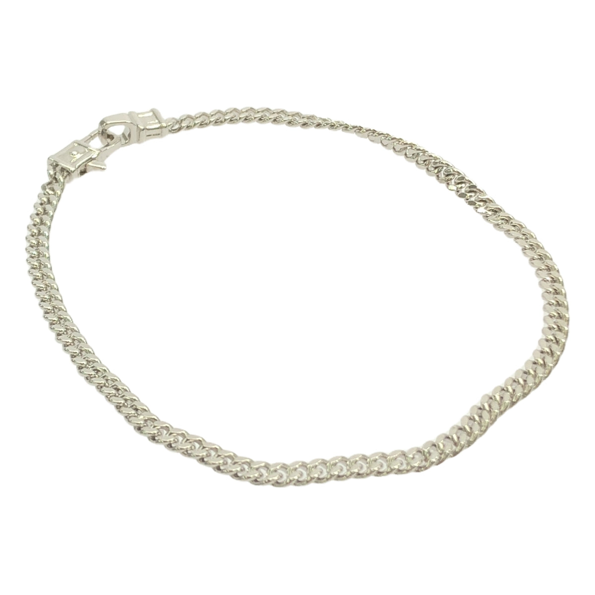 【美品】 TOM WOOD / トムウッド | Curb Bracelet M カーブブレスレット | 7.7inch | シルバー | レディース