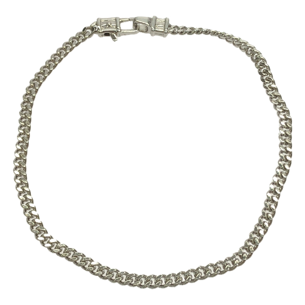 【美品】 TOM WOOD / トムウッド | Curb Bracelet M カーブブレスレット | 7.7inch | シルバー | レディース
