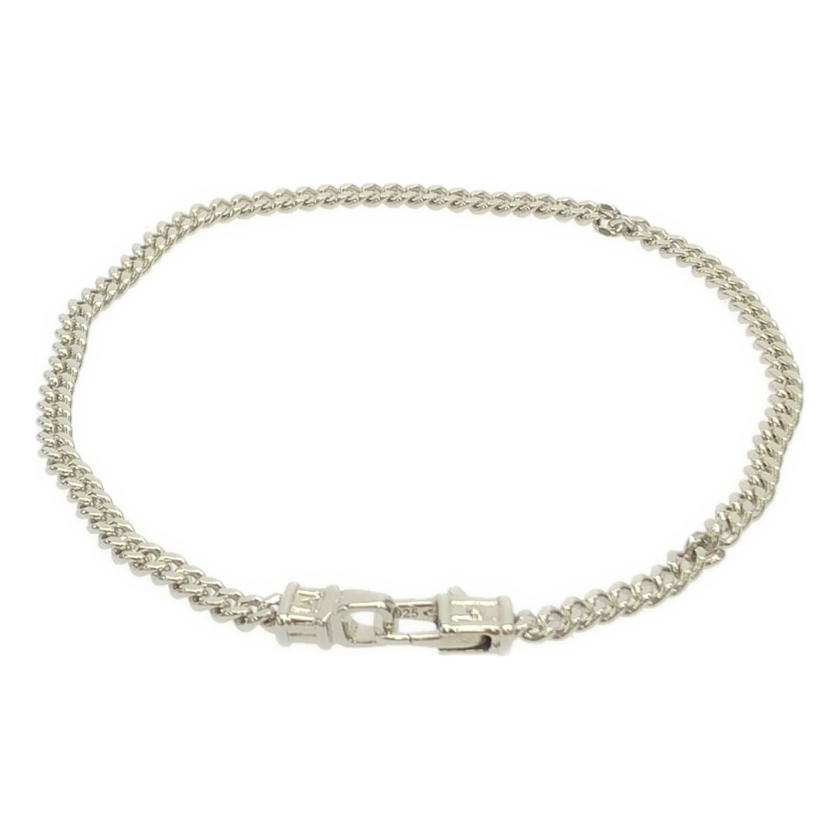 【美品】 TOM WOOD / トムウッド | Curb Bracelet M カーブブレスレット | 7.7inch | シルバー | レディース