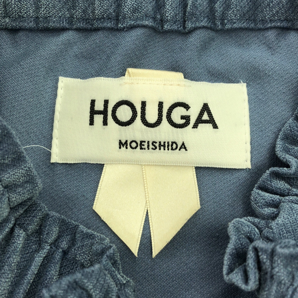 HOUGA | Velour ruffled sleeve zip-up blouson | F | Women's