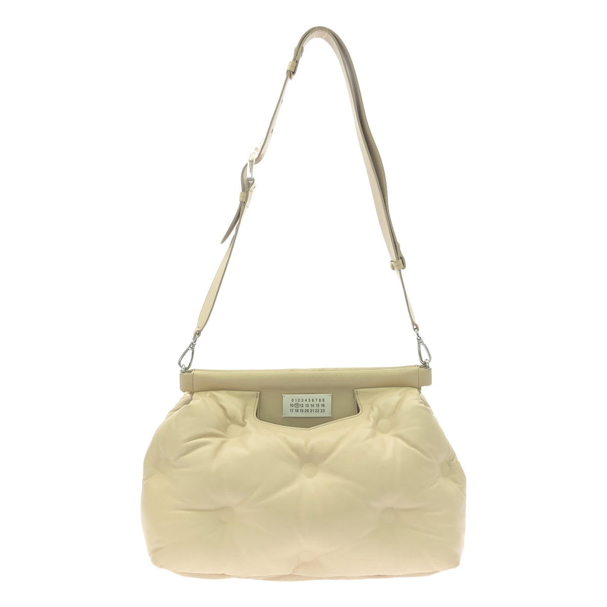 Maison Margiela | 2022AW | Glam Slam S56WG0177 兩用皮革手提包,搭配肩帶/可拆式小袋 | UNI | 米色 | 女款