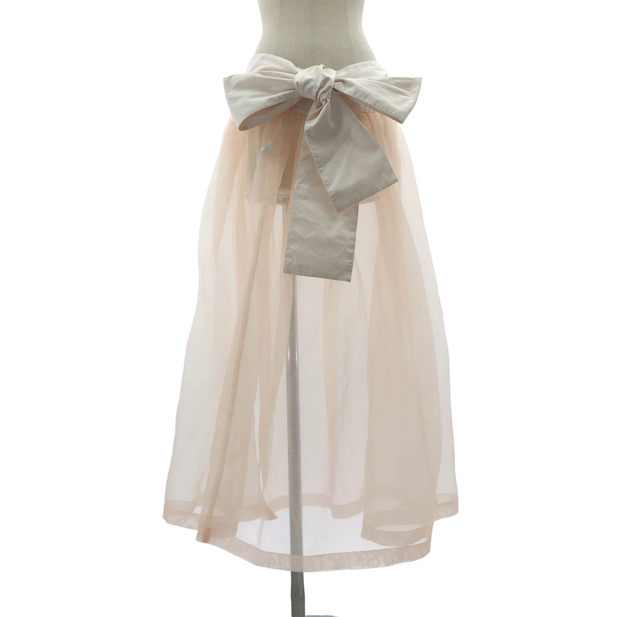 madder madder / 마다마다 | organza apron skirt 오간디 랩 스커트 |