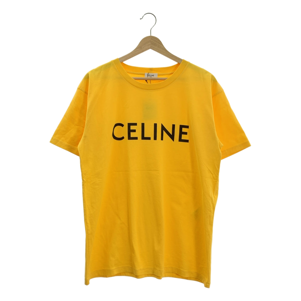 CELINE / セリーヌ | オーバーシルエット ロゴ ルーズ Tシャツ カットソー | XS | メンズ