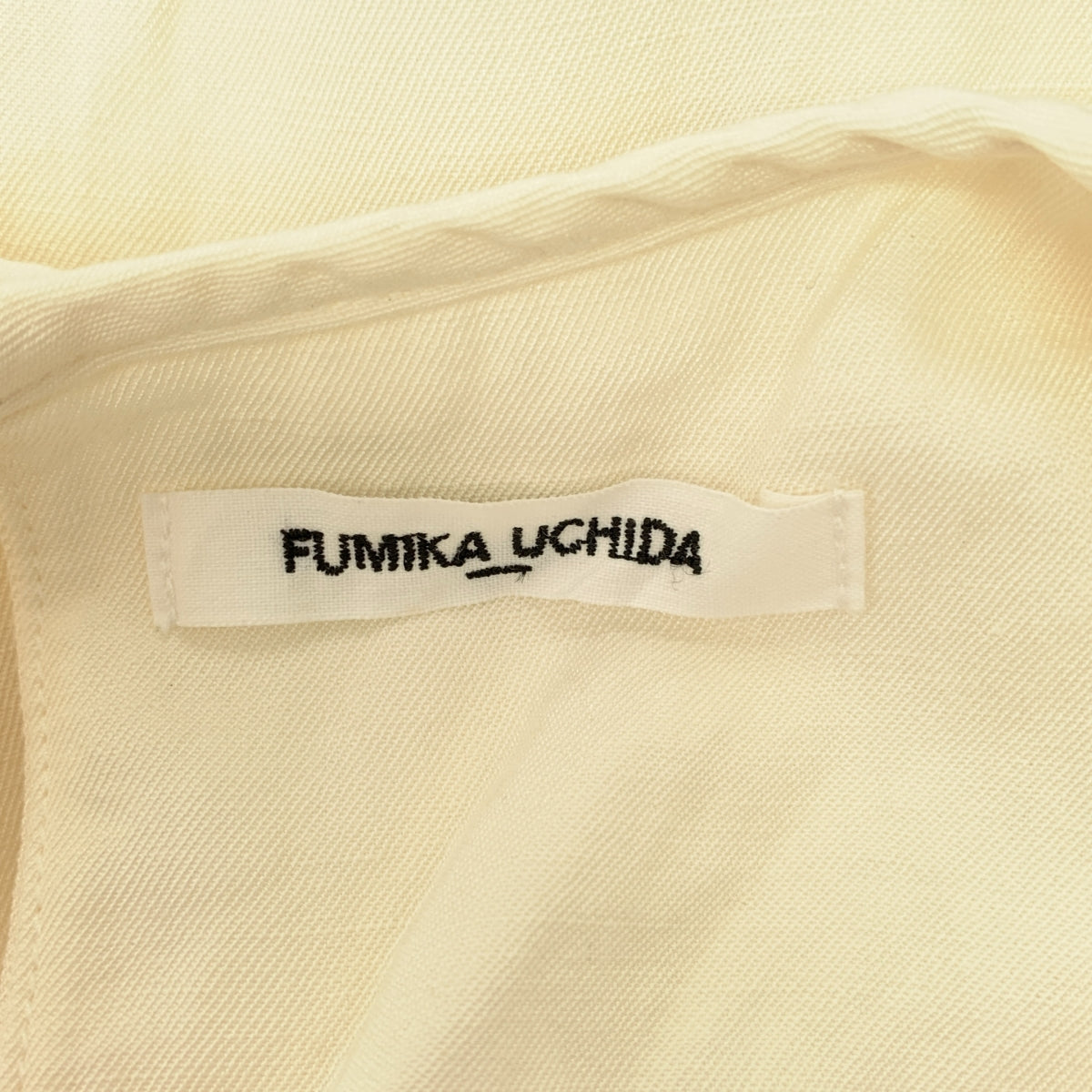 FUMIKA UCHIDA / 후미카우치다 | 실크 린넨 탁 원피스 | 34 |