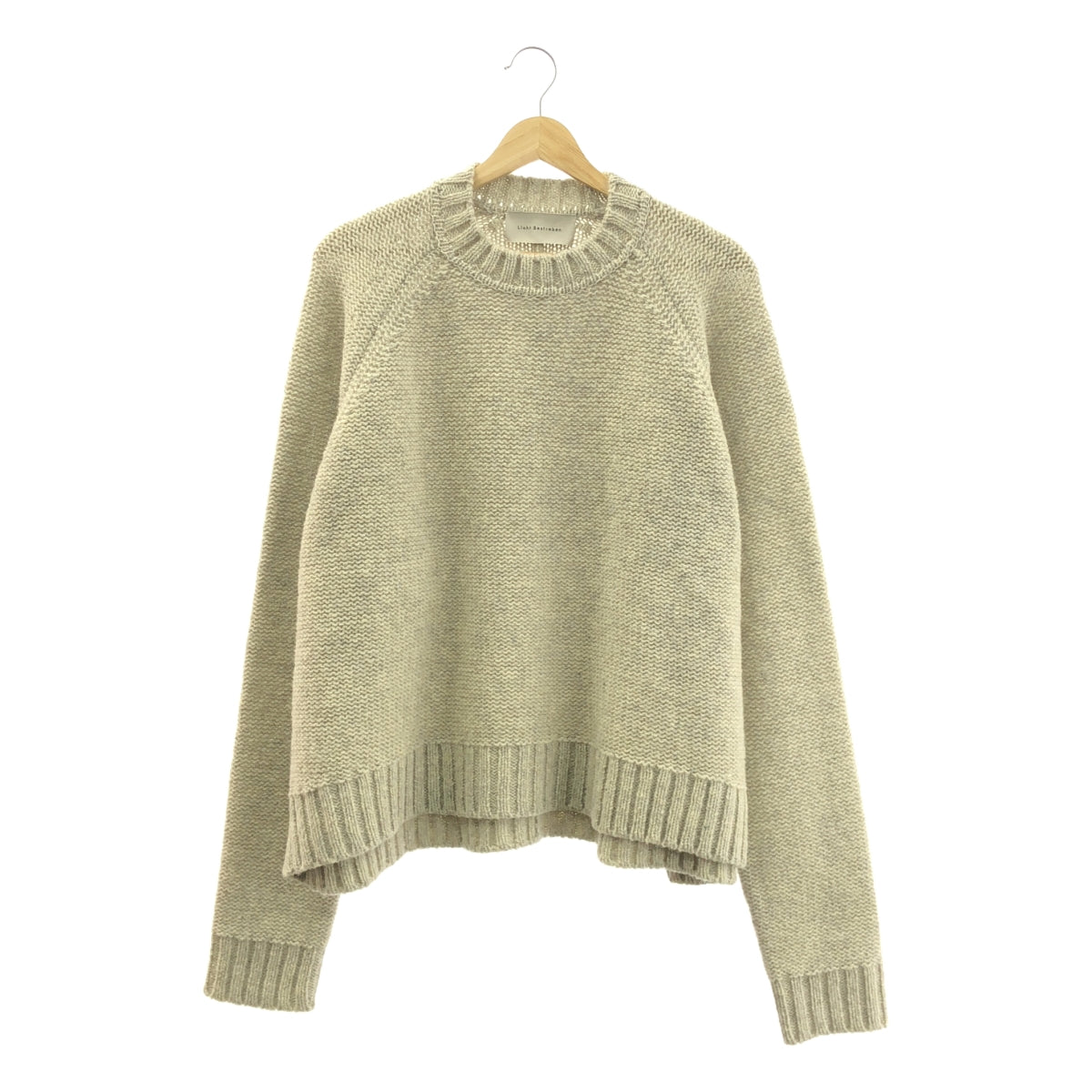 Licht Bestreben 半袖ニット ダメージニット クラッシュ トップス Licht Bestreben 半袖ニット ダメージニット クラッシュ トップス